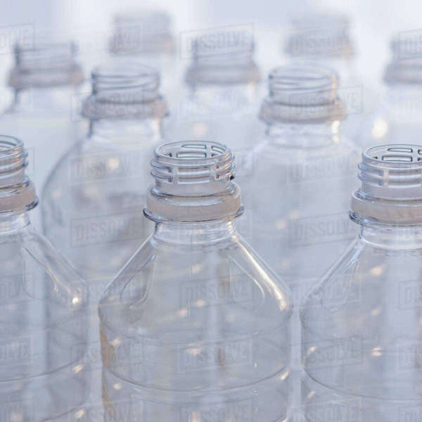 Plastic water bottles Stock Photo Dissolve