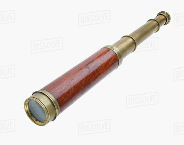 Close up of spyglass Royalty free Stock Photo Dissolve