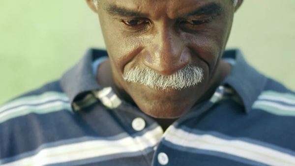 portrait of senior black