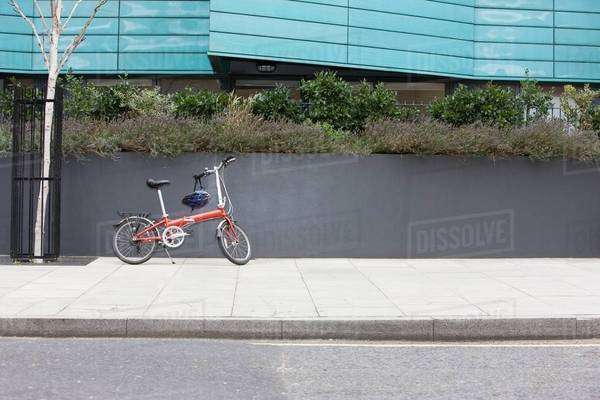 bike on sidewalk or road