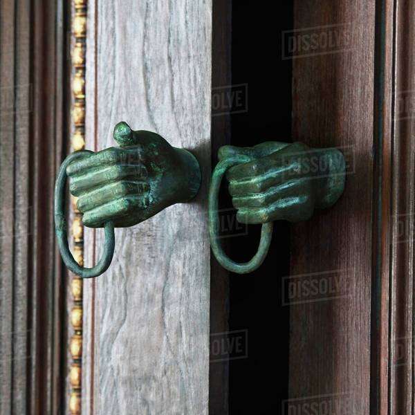 Detail Of Door Handle Of Mandarin Oriental Dhara Dhevi Hotel; Chiang