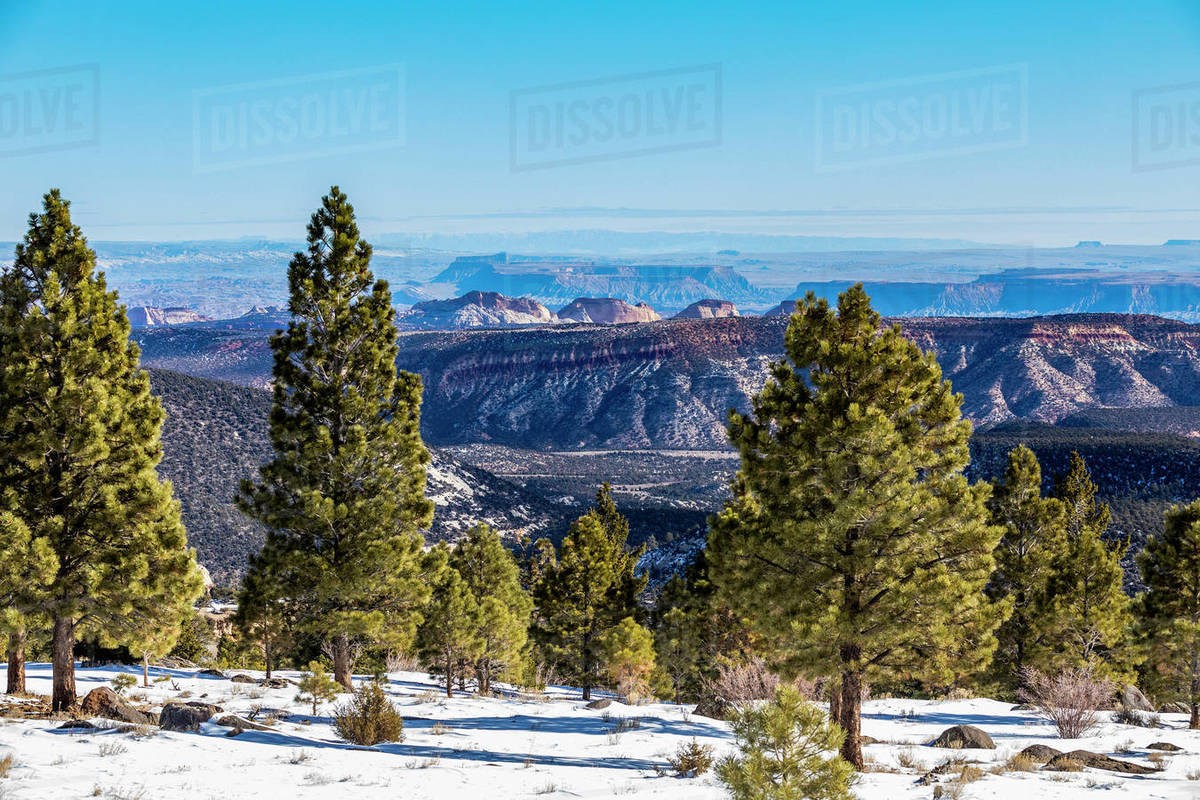 USA, Utah, Escalante, Scenic landscape in Grand StaircaseEscalante