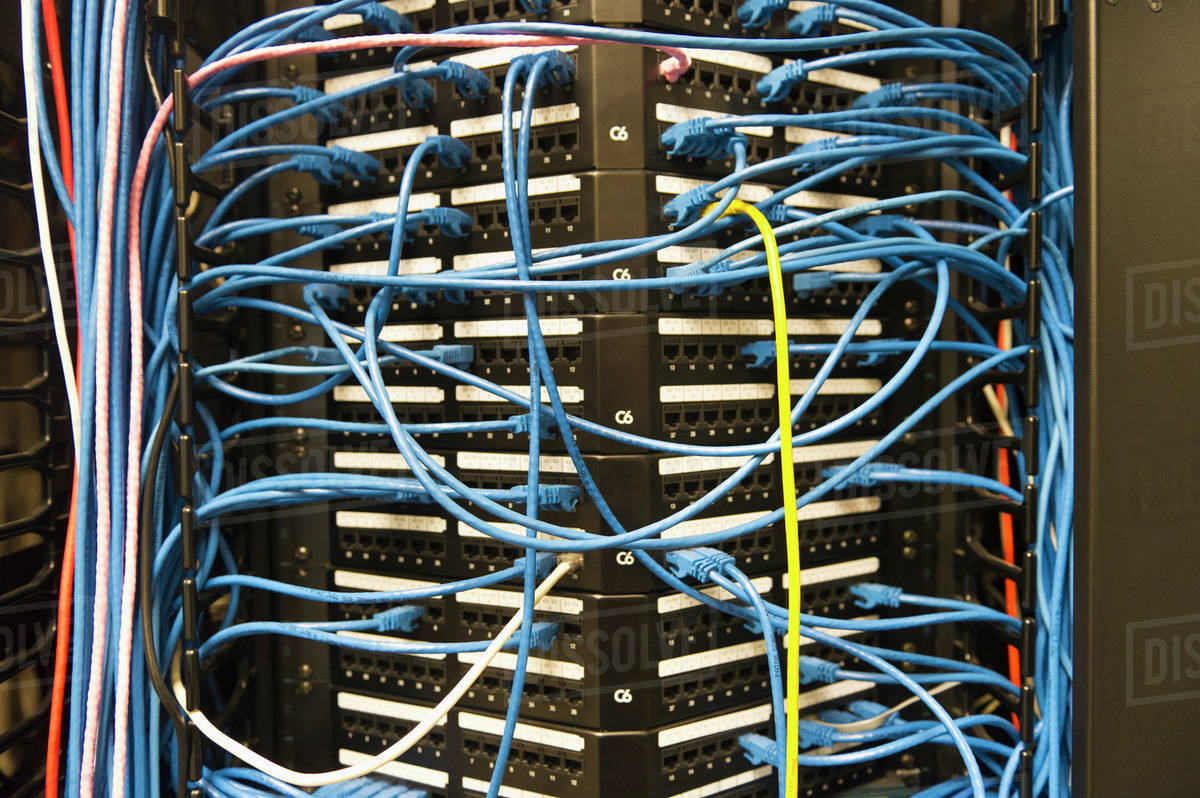 Computer network server - Royalty-free Stock Photo | Dissolve