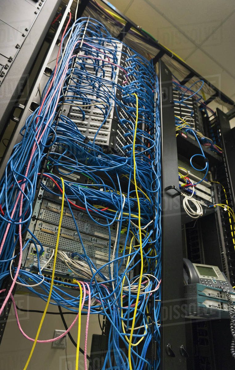 Computer network server - Royalty-free Stock Photo | Dissolve