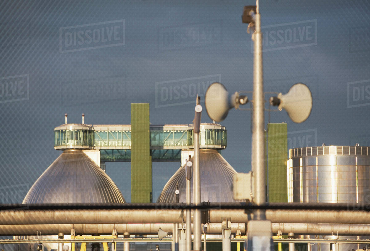 Wastewater treatment plant in Brooklyn Stock Photo Dissolve