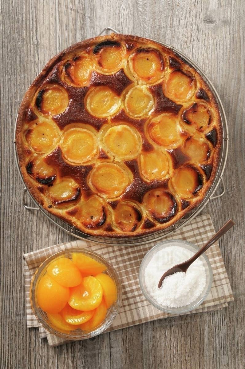Apricot pie Stock Photo Dissolve