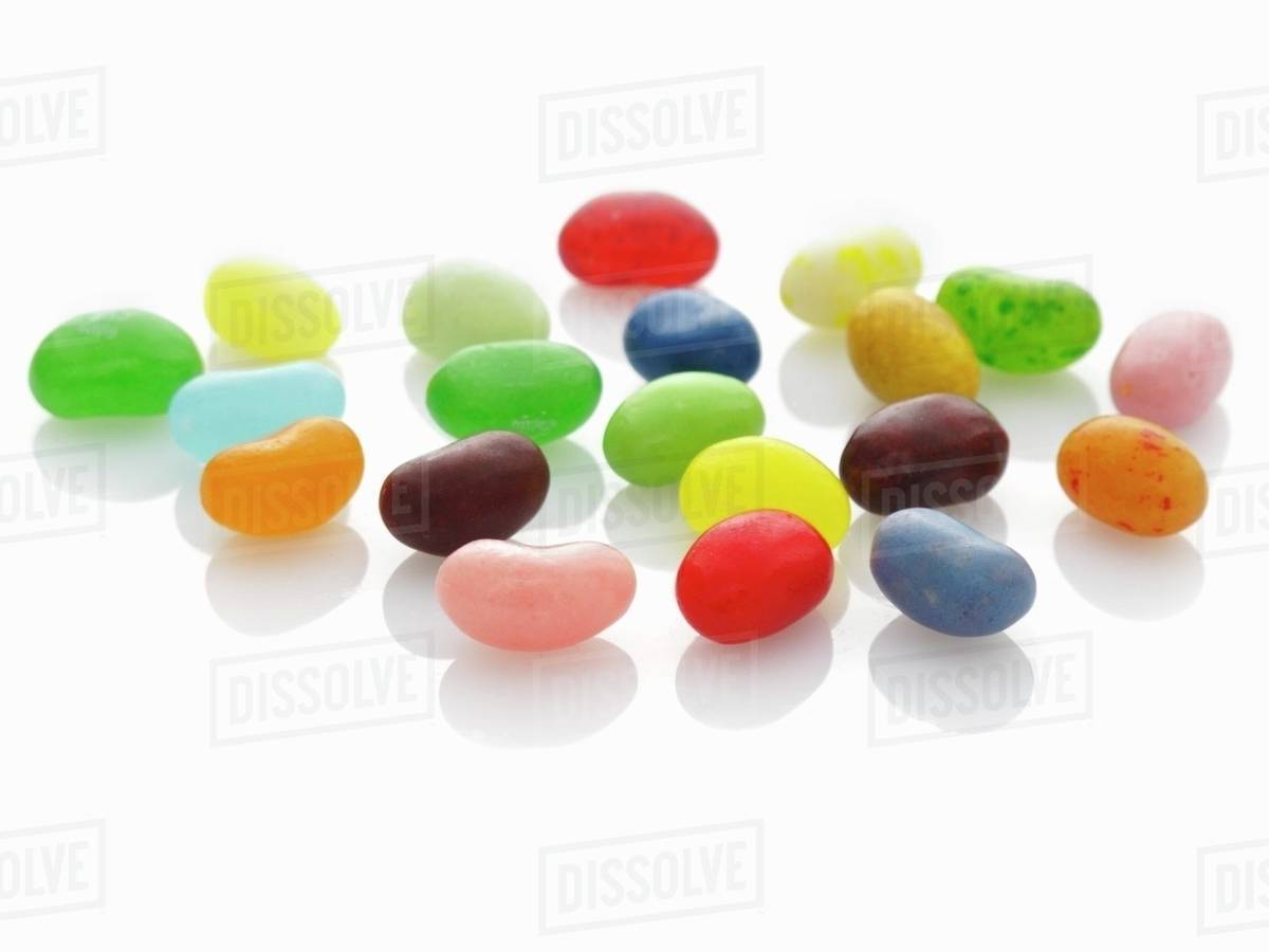 Coloured jelly beans Stock Photo Dissolve