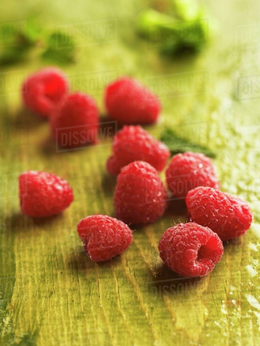 Fresh Red Raspberries Stock Photo Dissolve