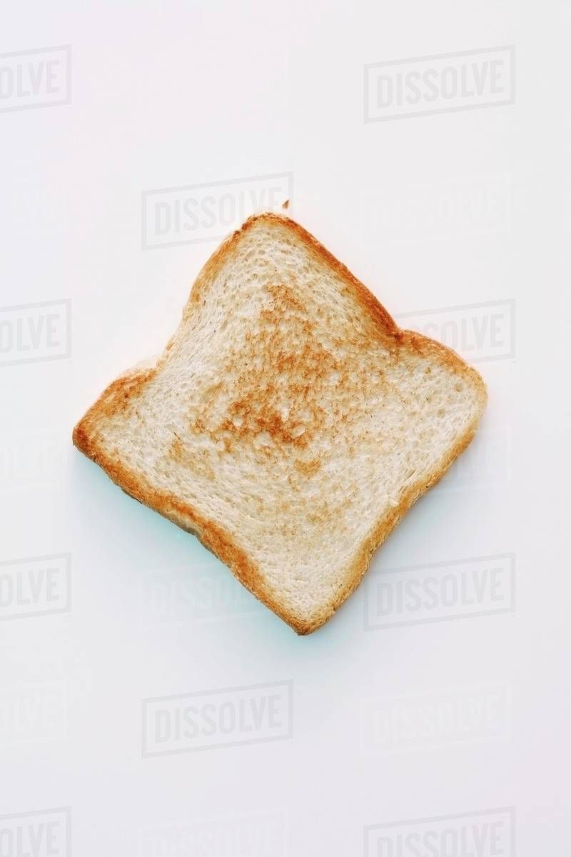 A slice of toast Stock Photo Dissolve