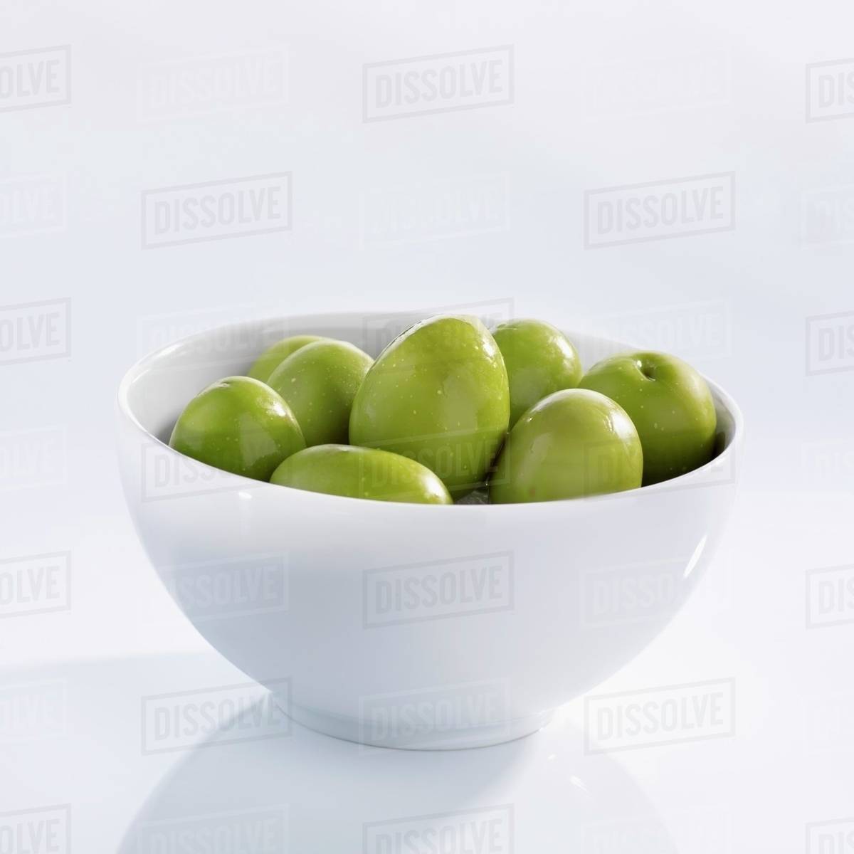 Large, green olives Stock Photo Dissolve