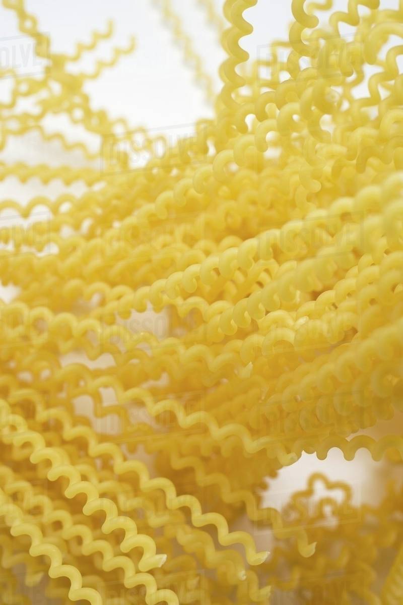 Fusilli lunghi (long pasta spirals) Stock Photo Dissolve