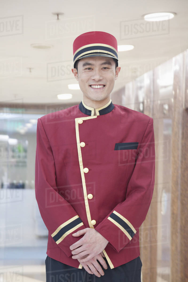 Portrait of Bellhop Stock Photo Dissolve