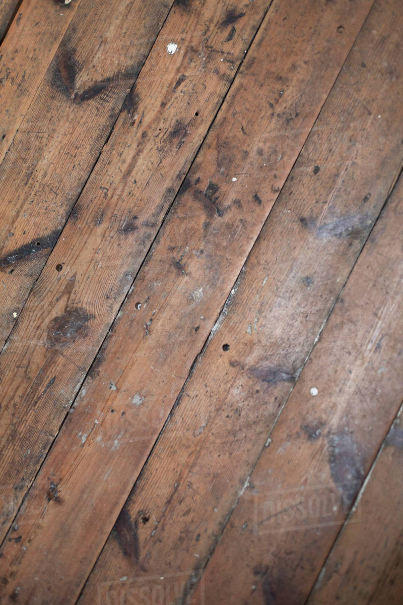 Wooden Floorboards In The Reading Rooms Margate Kent Uk