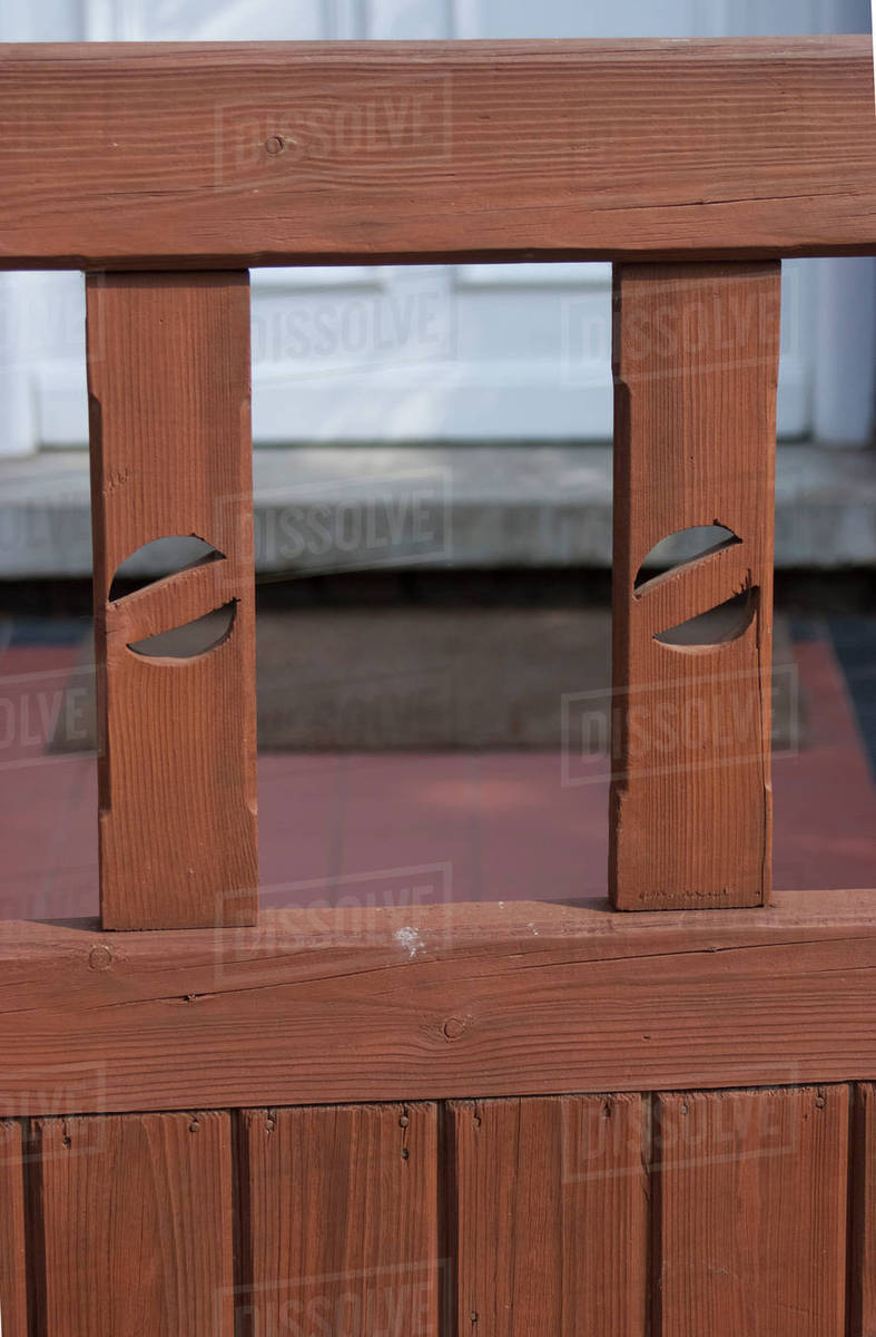 Close up detail of a gate Stock Photo Dissolve