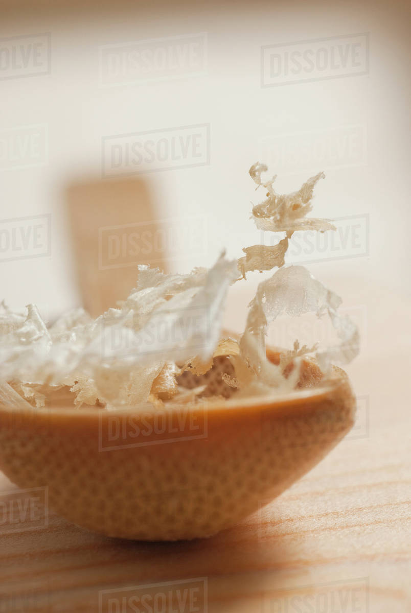 Close up of wooden spoon Stock Photo Dissolve