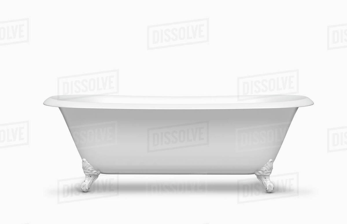 Empty bathtub in studio Stock Photo Dissolve