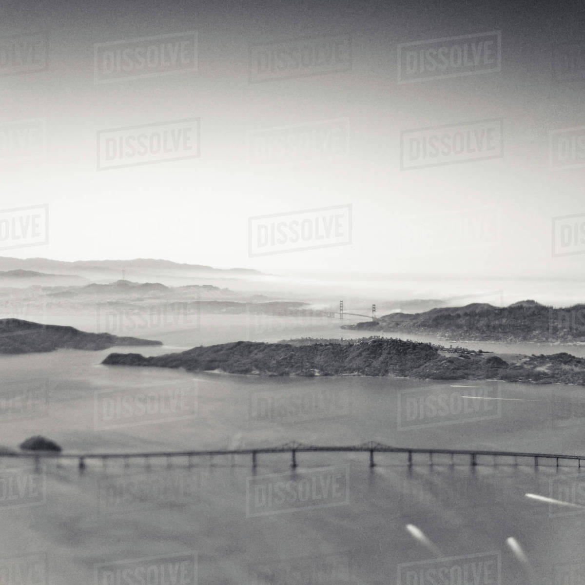 Aerial View of San Francisco Bay - Stock Photo - Dissolve