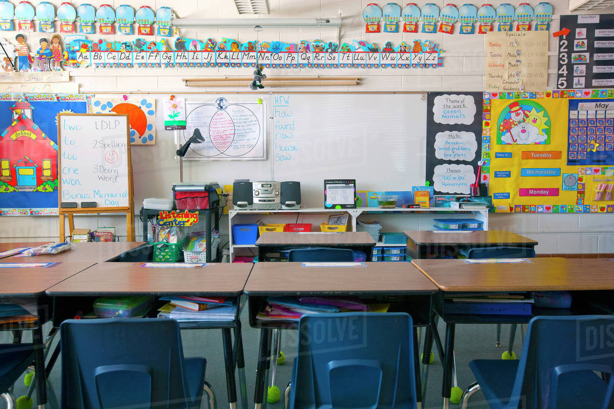 Kindergarten classroom Stock Photo Dissolve