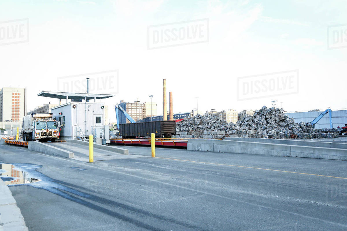 Piles of compacted garbage - Royalty-free Stock Photo | Dissolve