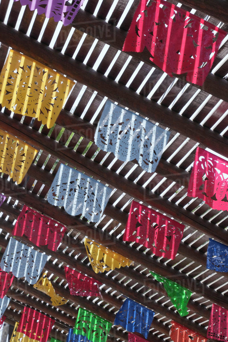 Hanging Paper Flags - Royalty-free Stock Photo | Dissolve