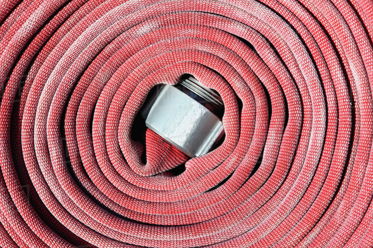 Coiled Fire Hose Stock Photo Dissolve