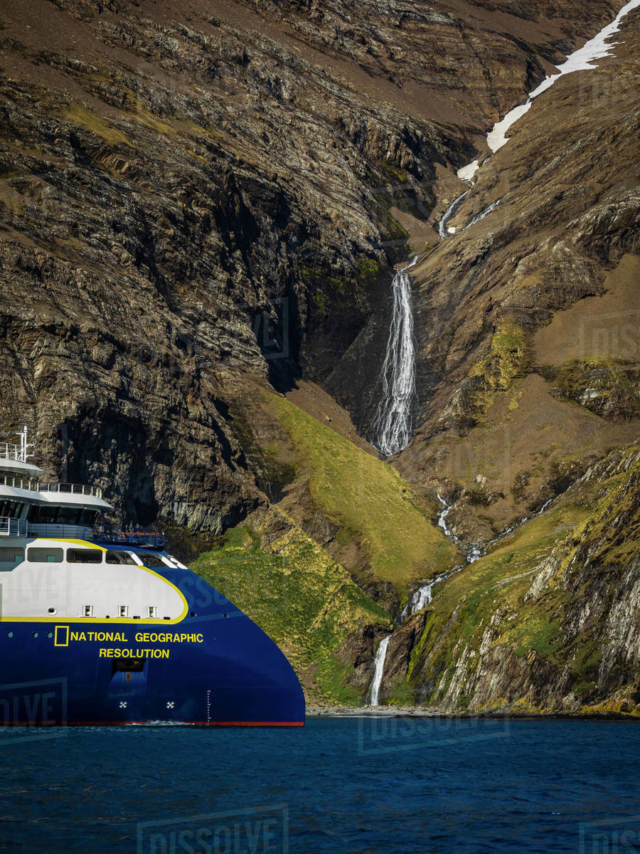 National Geographic Resolution at Hercules Bay, South Stock