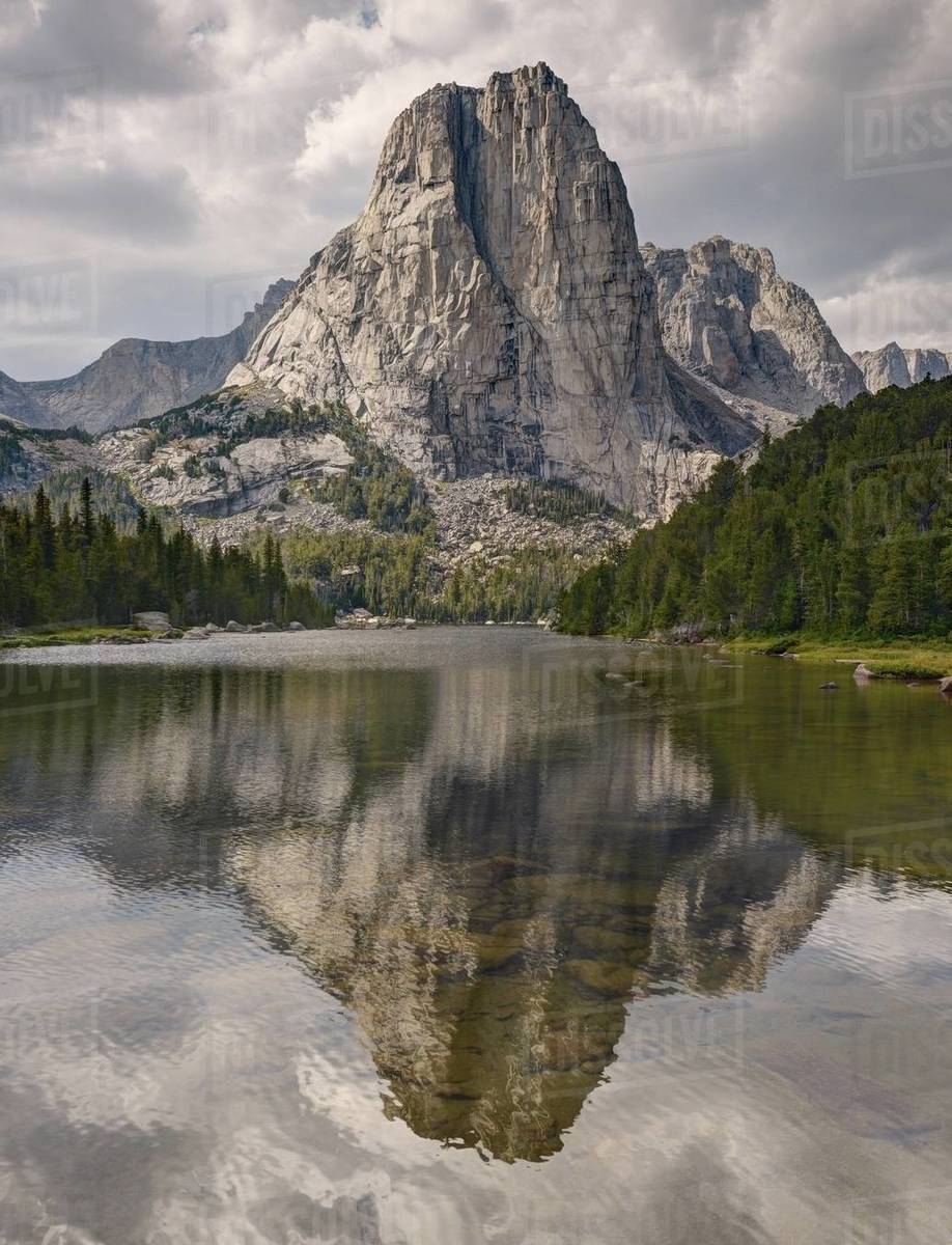 Cathedral Peak, BridgerTeton National Forest, Wyoming, America, USA