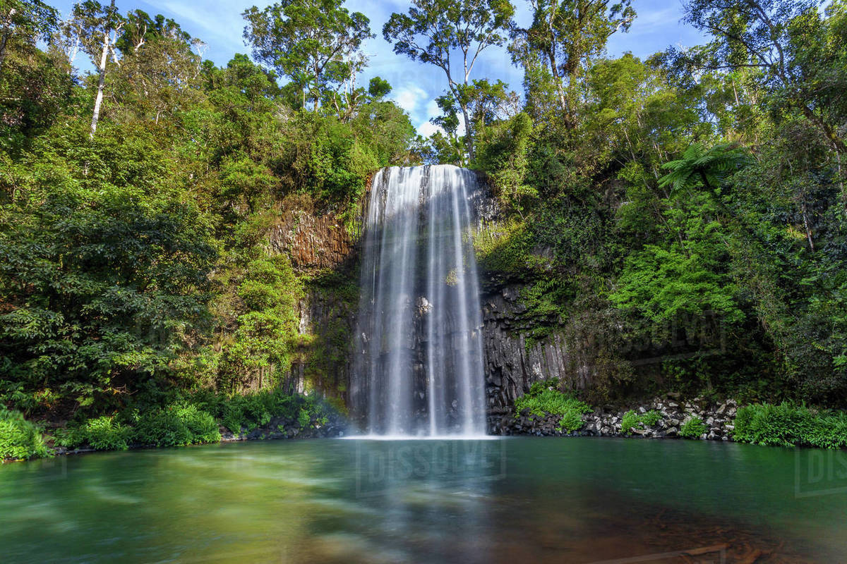 Millaa Millaa Falls, Atherton Tableland, Queensland, Australia Stock Photo Dissolve