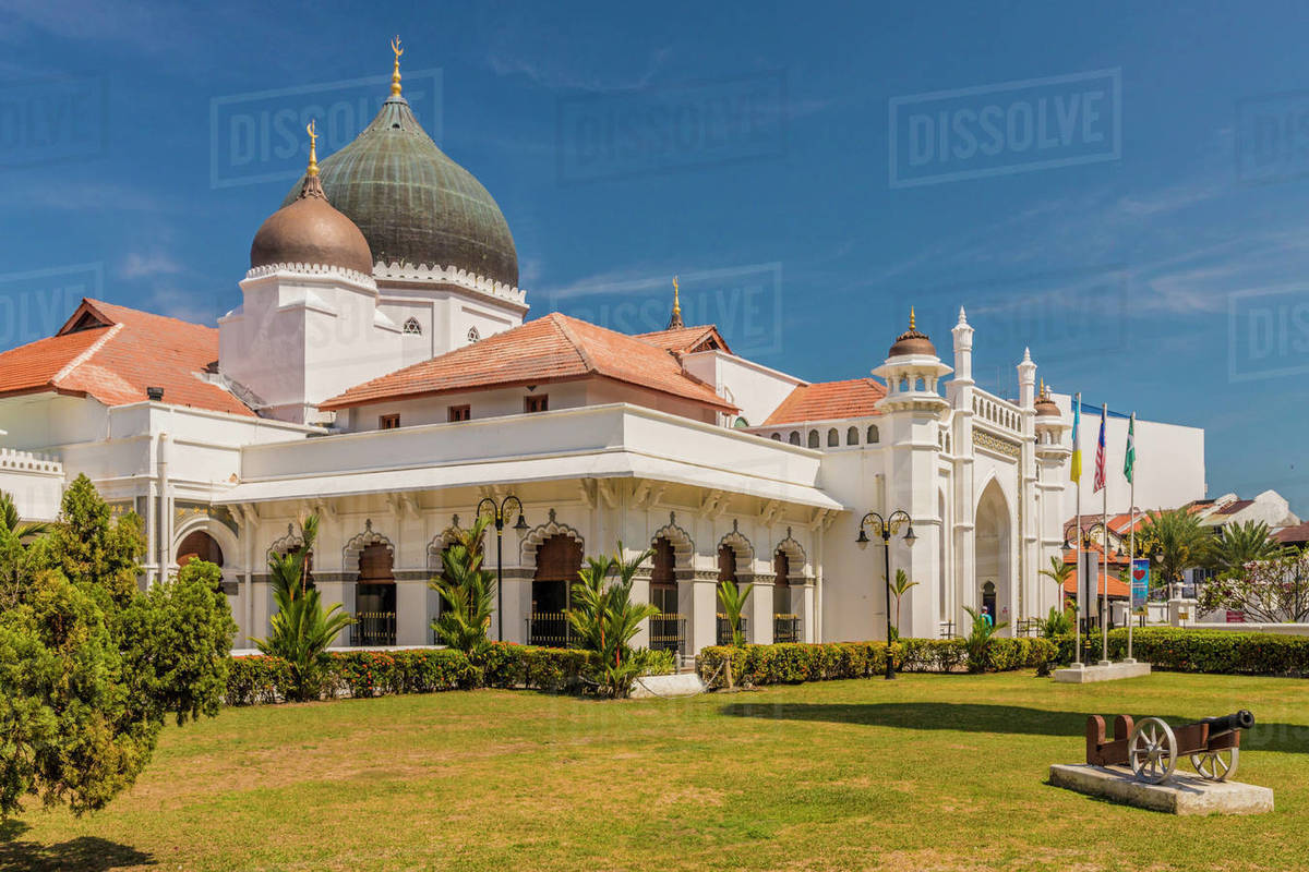 Kapitan Keling Mosque, George Town, Penang Island, Malaysia, Southeast Asia, Asia Rights-managed stock photo