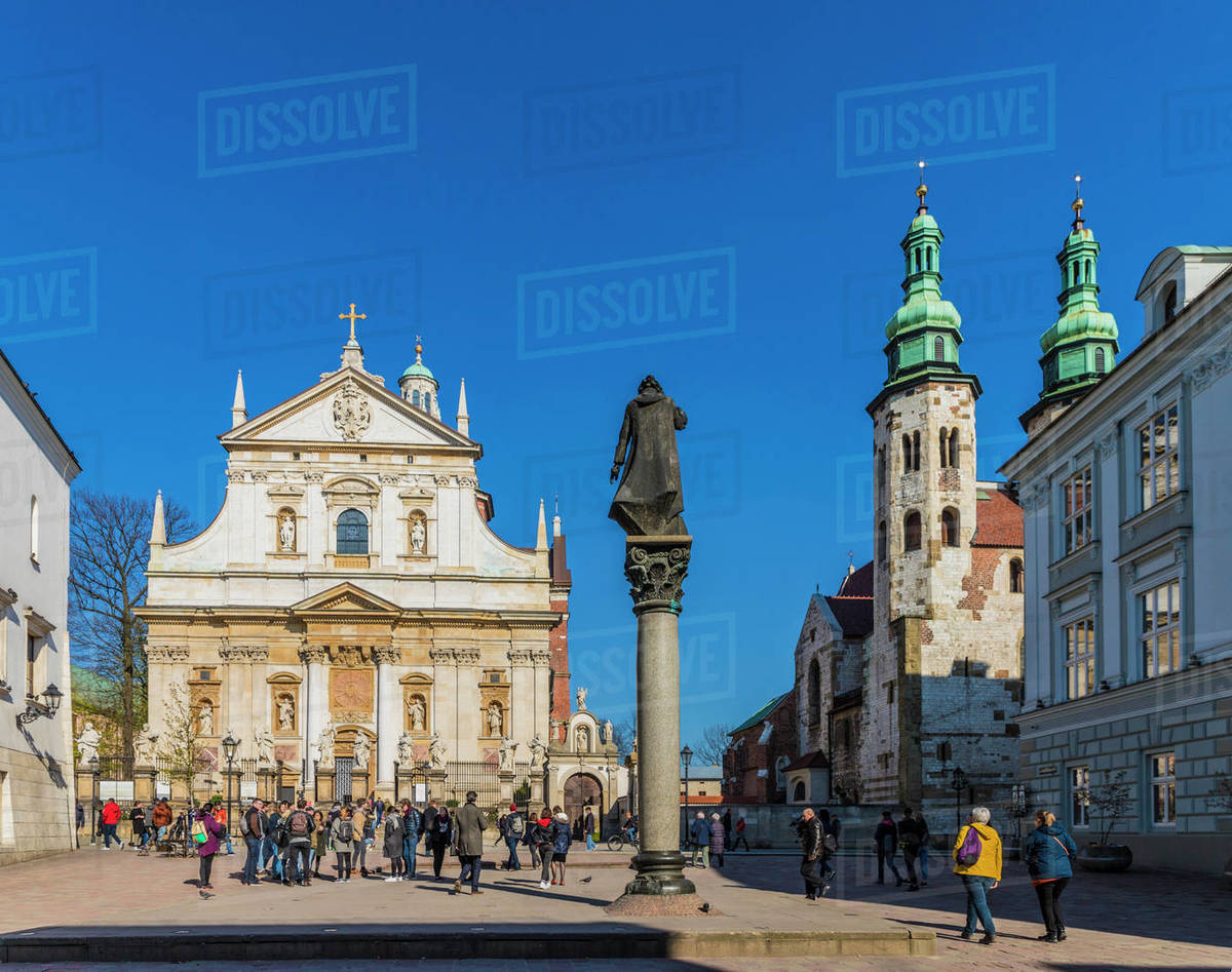 The Church of Saint Peter and Saint Paul in the medieval old town, UNESCO World Heritage Site, Krakow, Poland, Europe Rights-managed stock photo
