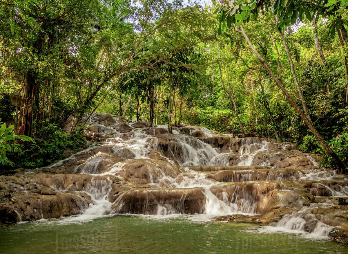Dunn's River Falls, Ocho Rios, Saint Ann Parish, Jamaica, West Indies