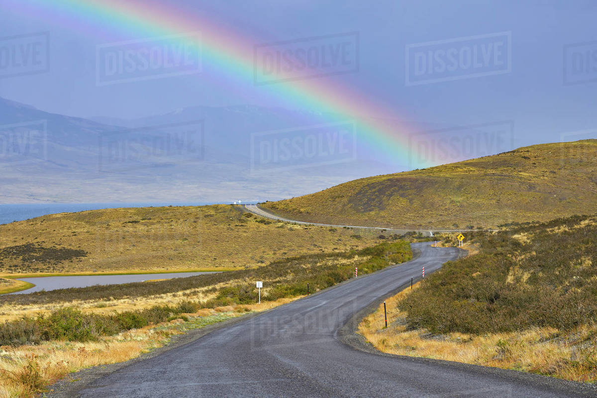 Rainbow, Torres del Paine National Park, Ultima Esperanza Province