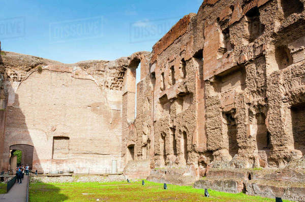 Natatio (Swimming pool), Baths of Caracalla, UNESCO World Heritage Site ...
