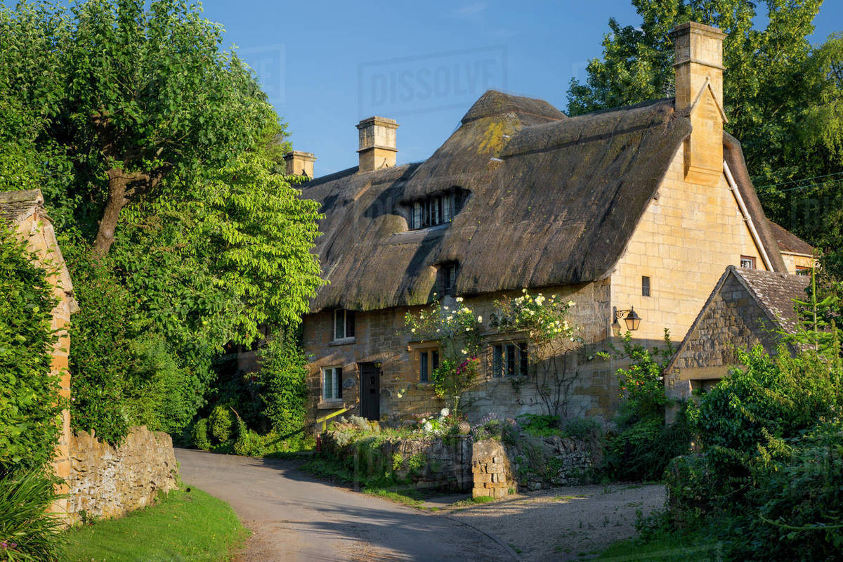Thatched Roof home in Stanton, the Cotswolds, Gloucestershire, England