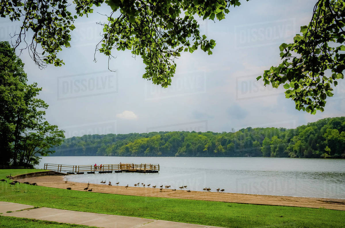 Brookville Lake Beach, Whitewater Memorial State Park, Indiana, USA