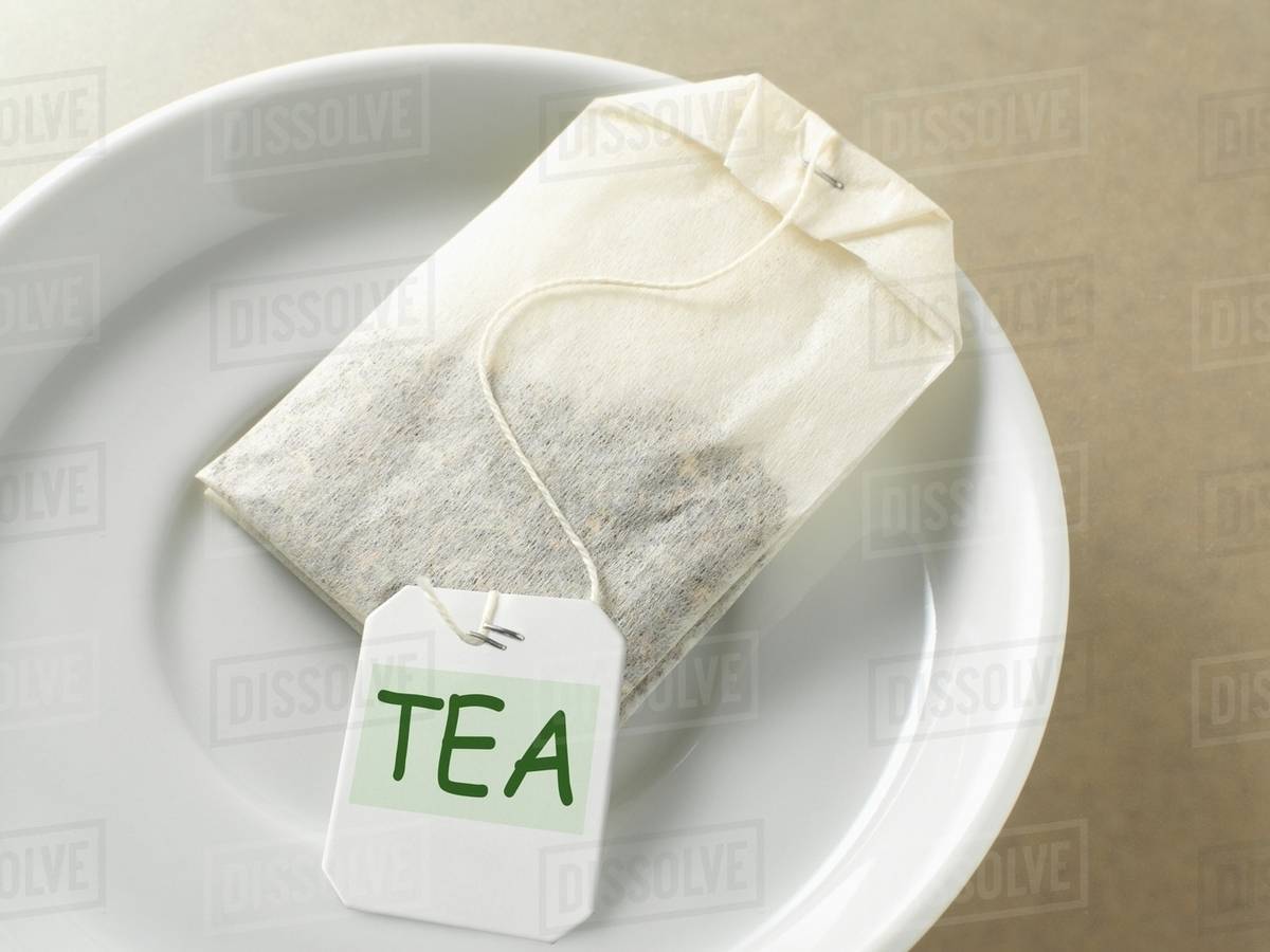 Tea bag Stock Photo Dissolve