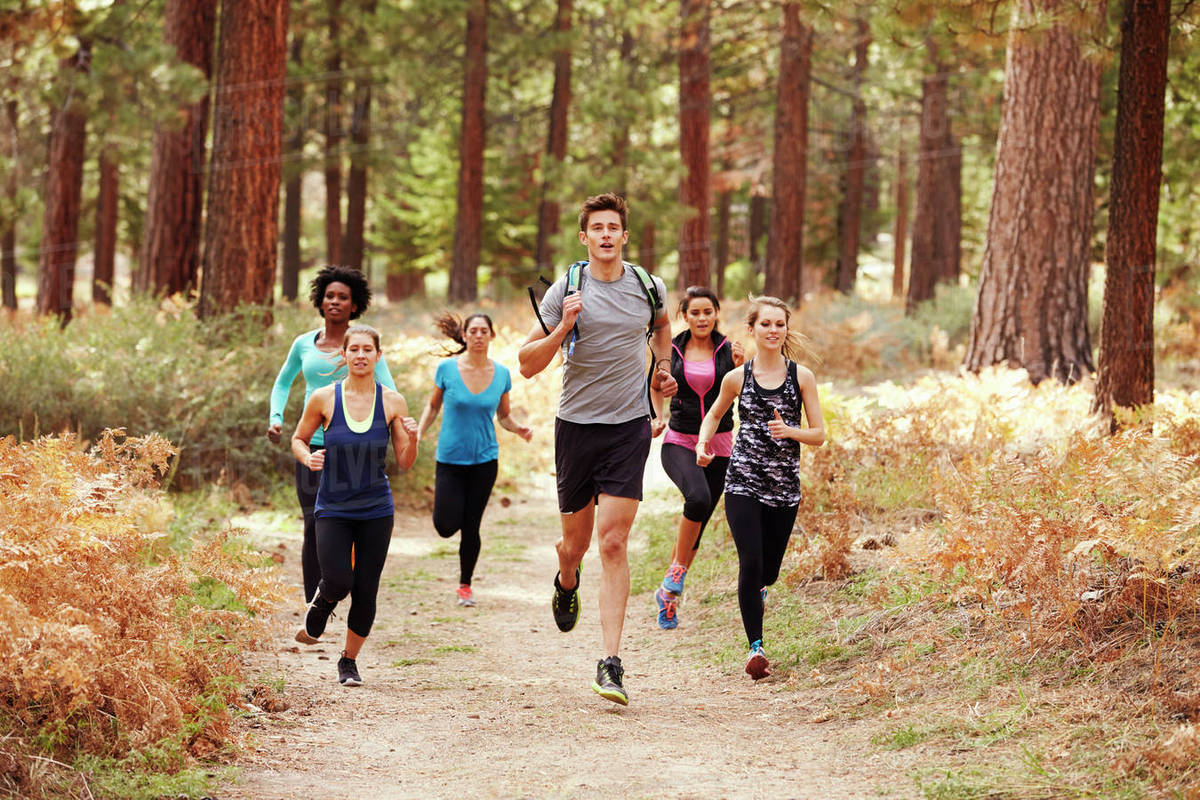 Jogging Free Running Clubs Near Me Group Of Young Adult Friends