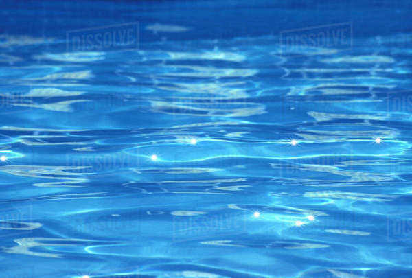 Small Smooth Ripples On Blue Water Surface - Royalty-free Stock Photo ...