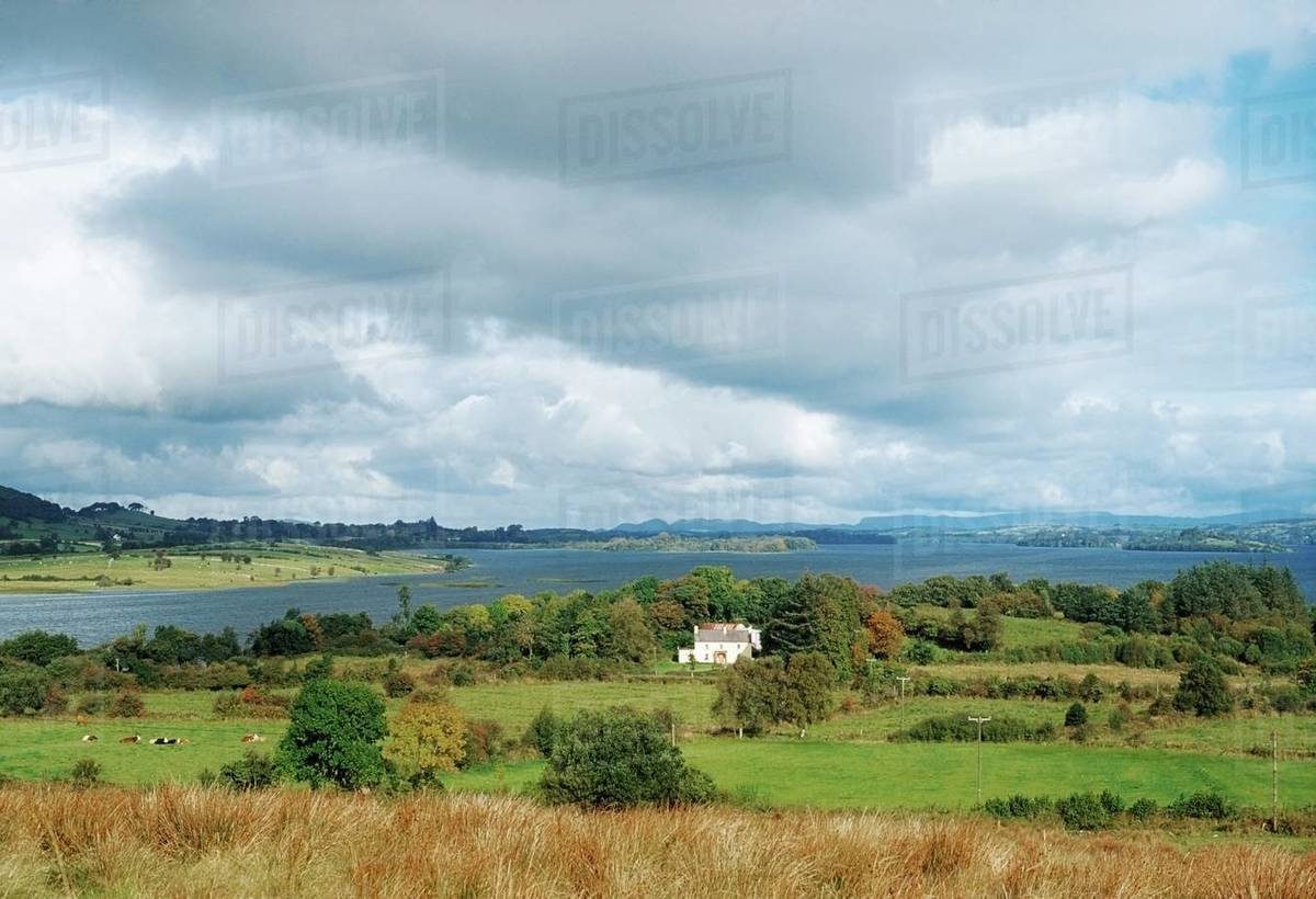 Lough Arrow, Co Sligo, Ireland; Landscape Near Ballinafad Stock Photo
