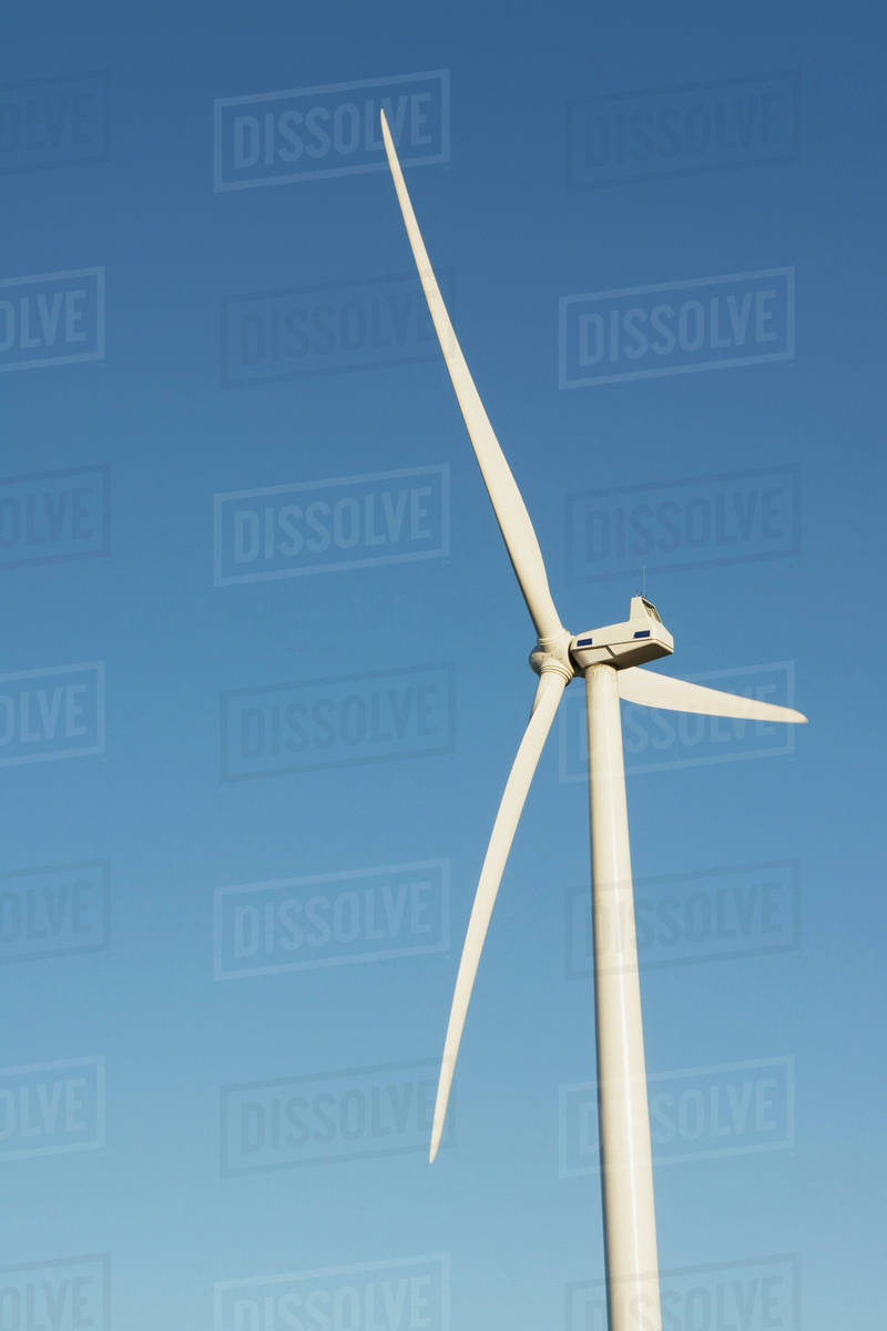 Upper Portion Of Wind Turbine Stock Photo Dissolve