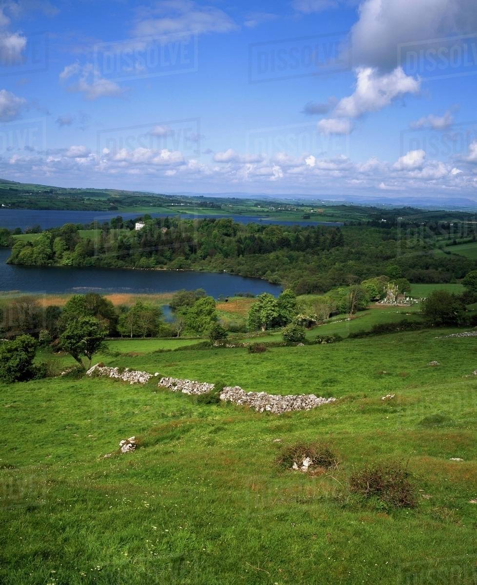 Lough Arrow; Co Sligo, Lough Arrow, Ireland Stock Photo Dissolve