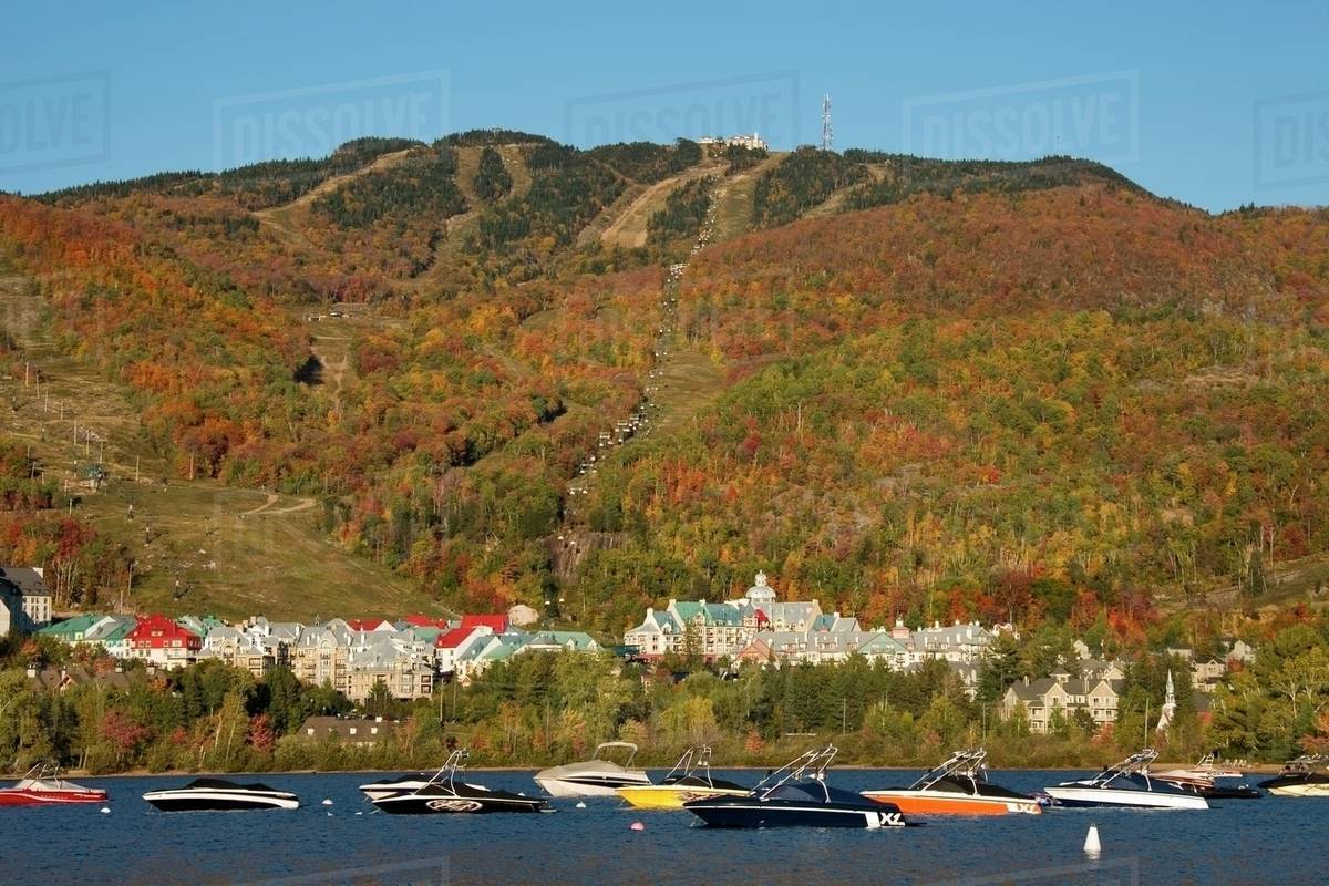 Mont Tremblant, Lac Tremblant, Quebec, Canada Stock Photo Dissolve