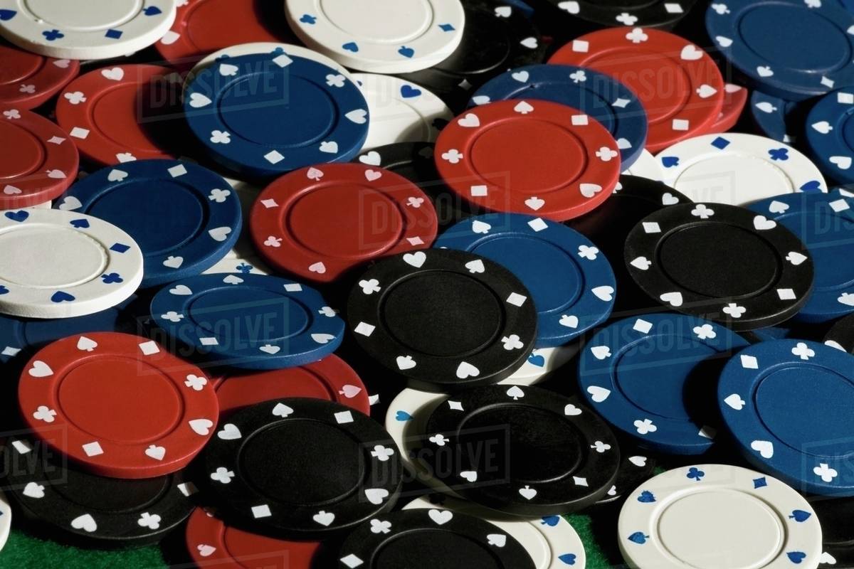 Pile Of Poker Chips Stock Photo Dissolve