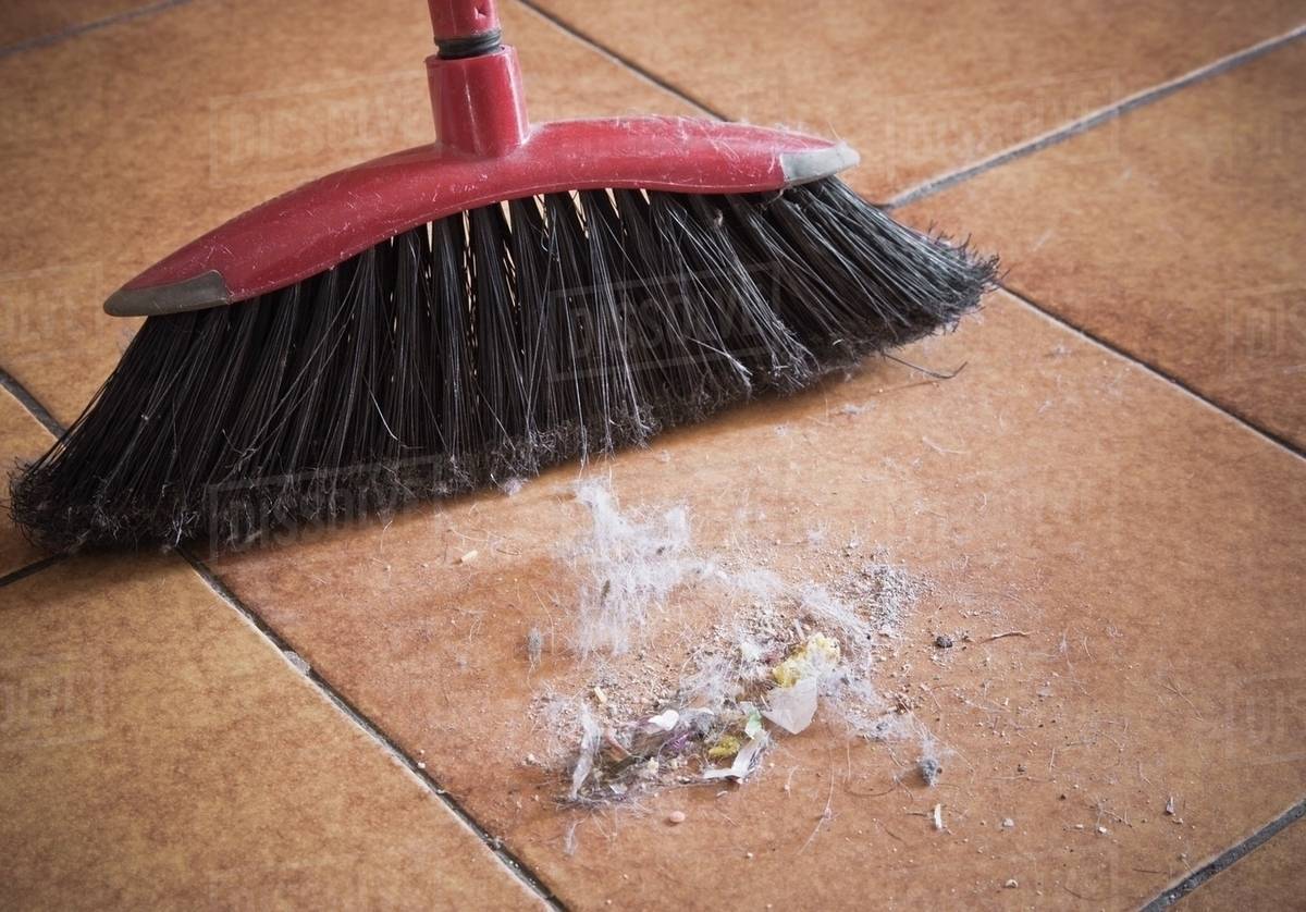 Broom And Dirt Stock Photo Dissolve