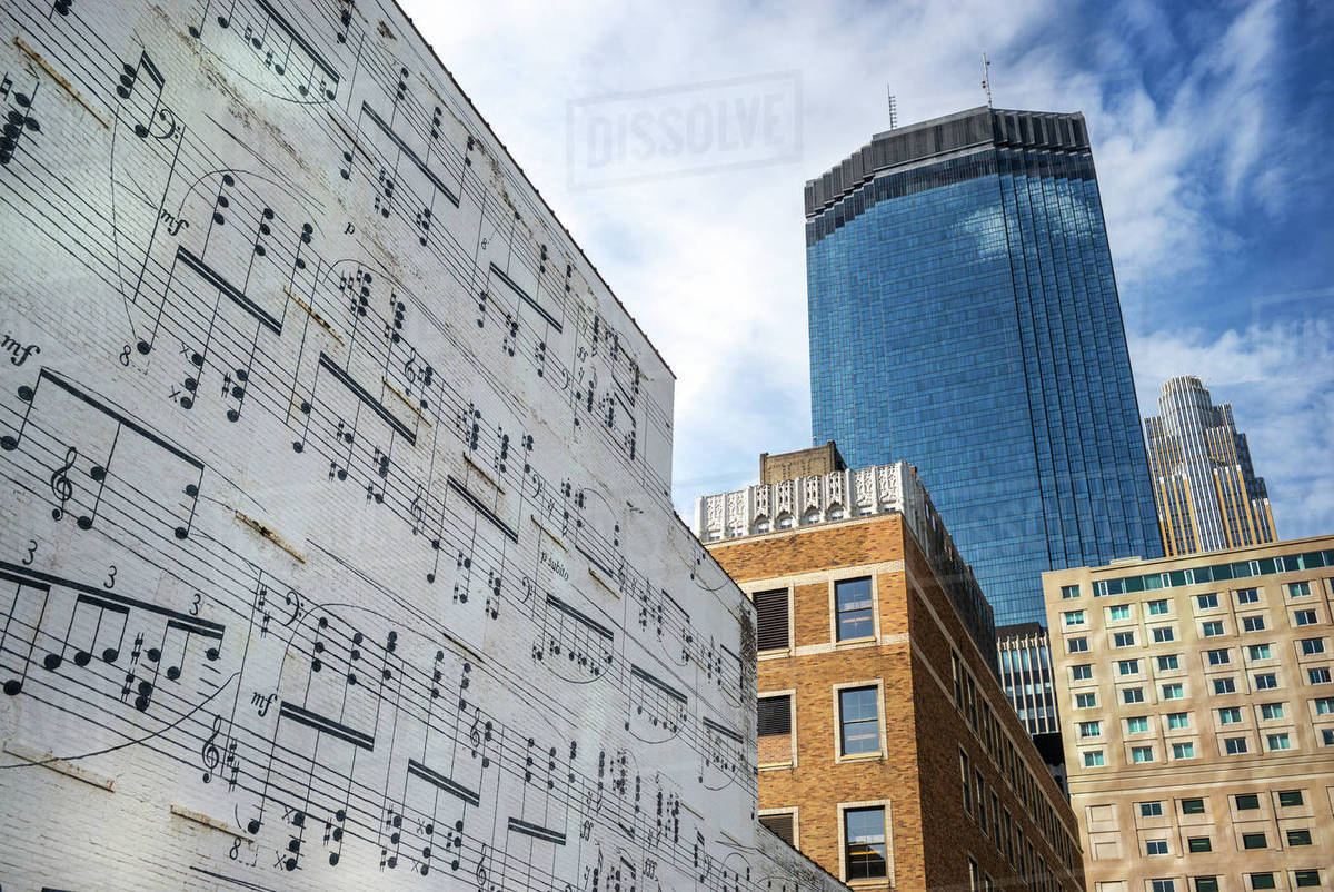 Schmitt Music Mural; Minneapolis, Minnesota, United States of America