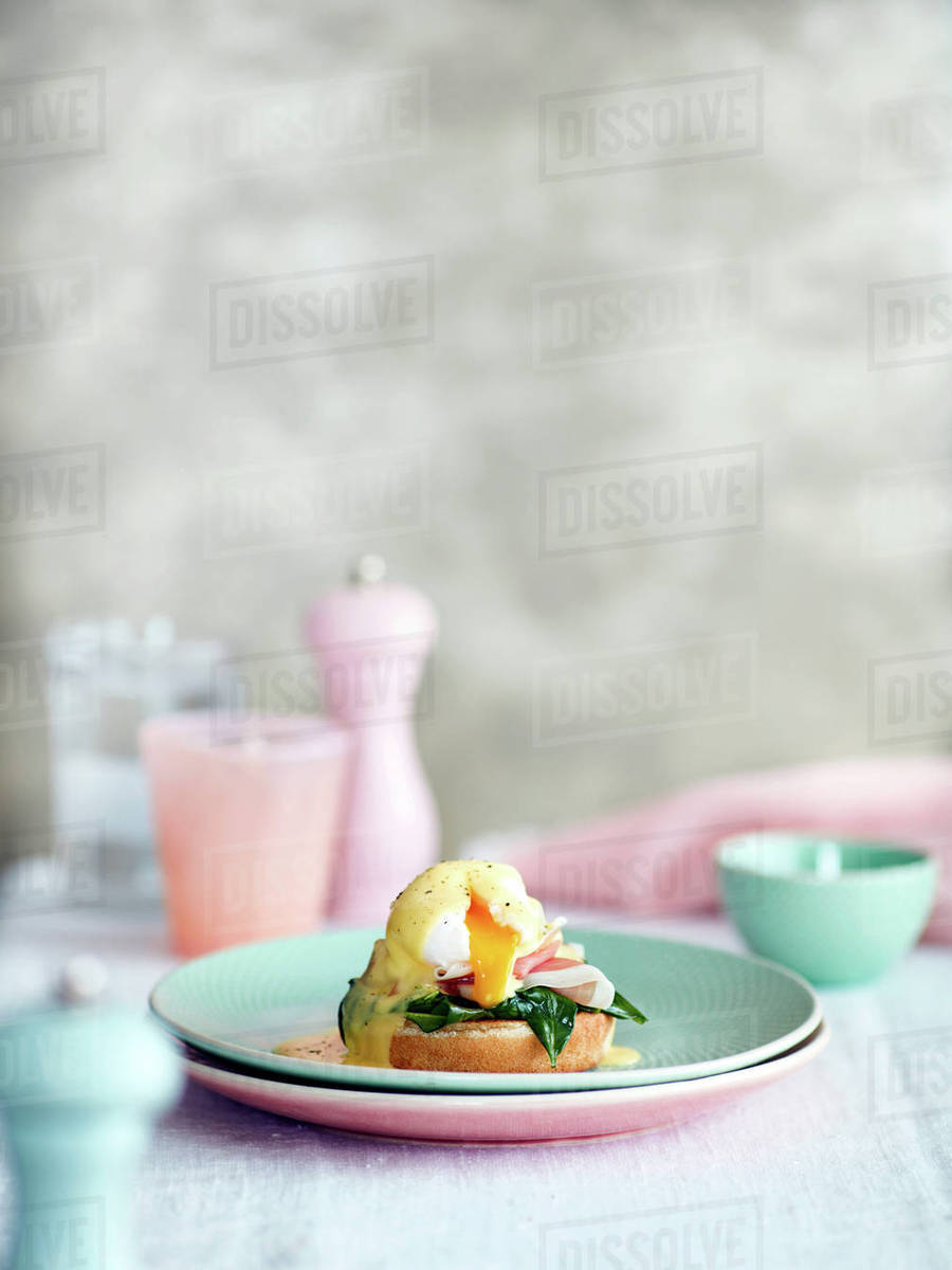 Eggs Benedict brunch Stock Photo Dissolve