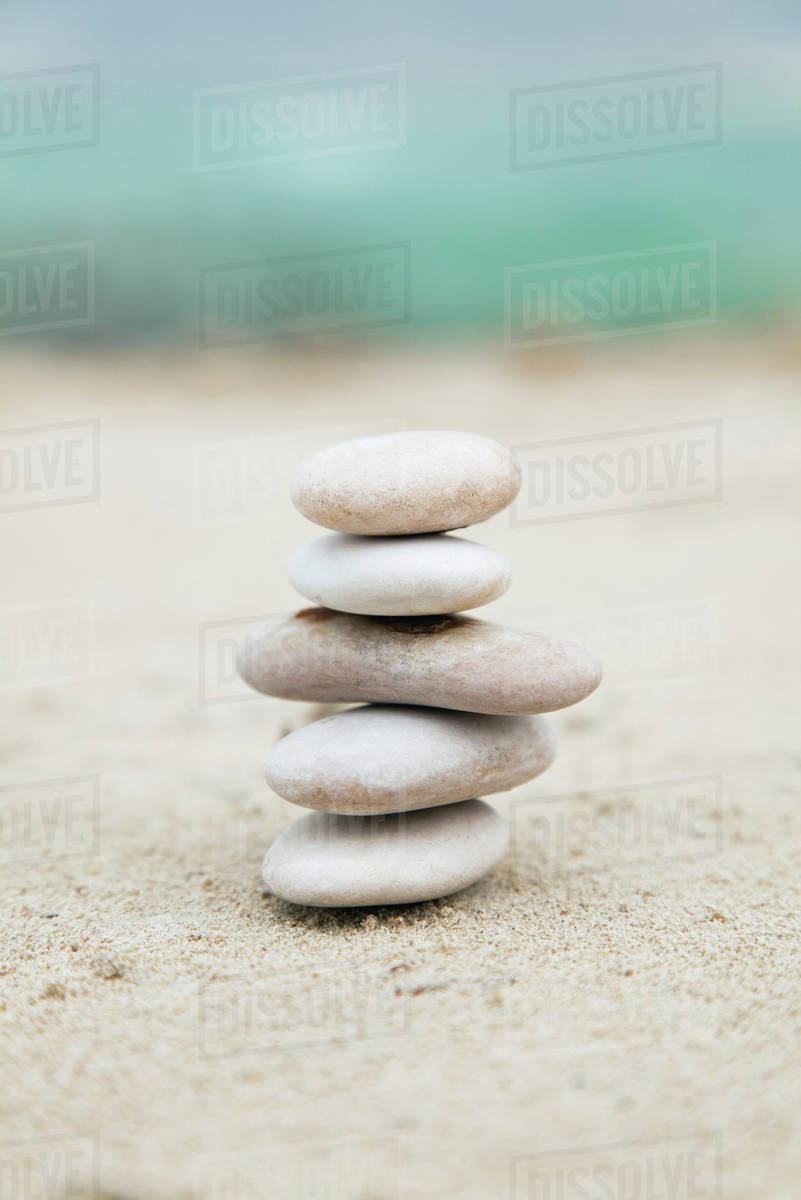 Stacked pebbles Stock Photo Dissolve