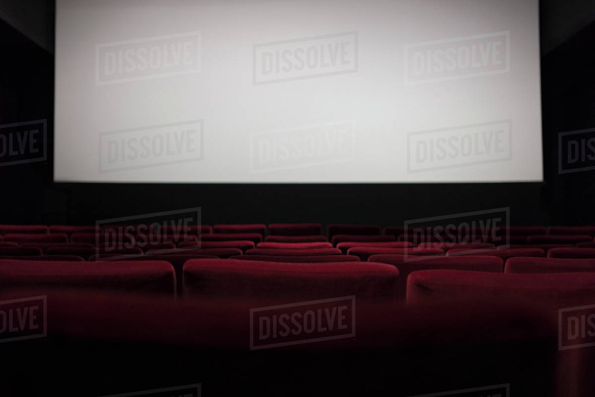 empty movie theater stock
