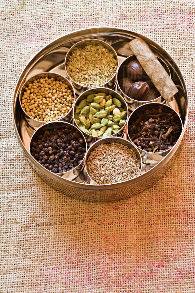 Ingredients for garam masala Stock Photo Dissolve